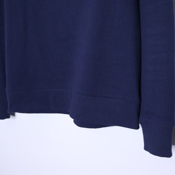 VINEYARD VINES Polo Popover Sweatshirt Navy Blue Long Sleeve Women's M - Picture 3 of 10